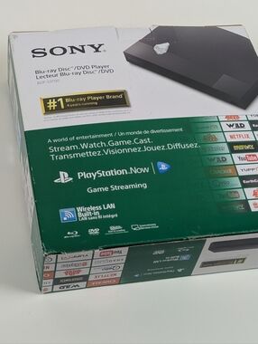 Sony BDP-S3700 Smart Wi-Fi Blu-Ray Player & DVD Player with Remote + Cables